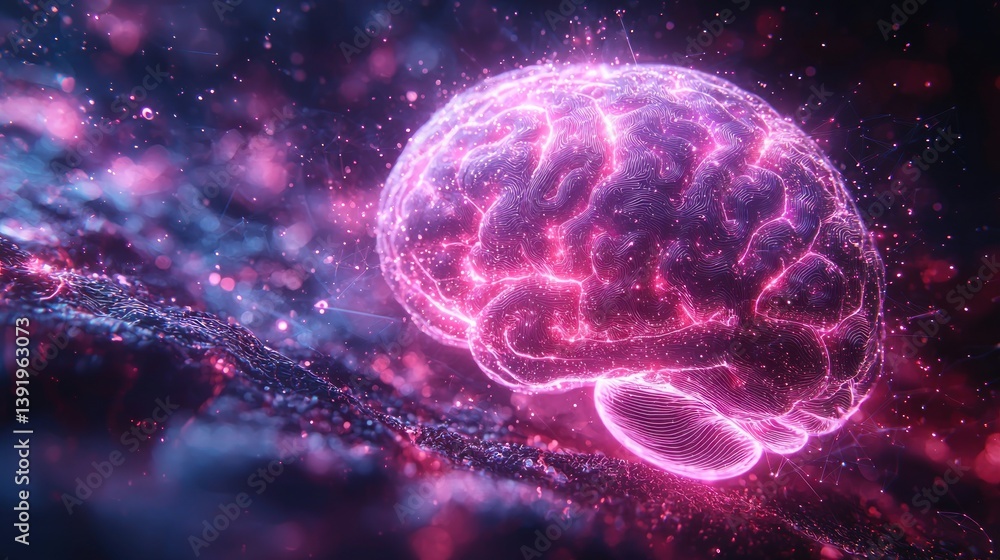 The Glowing Mind: A Digital Brain in Cosmic Space The Glowing Mind: A Digital Brain in Cosmic Space