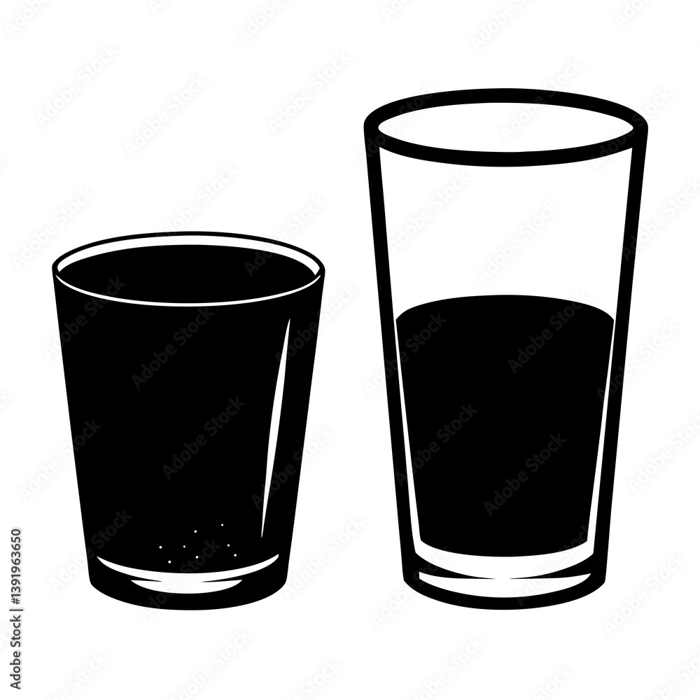 glass of water glass of water