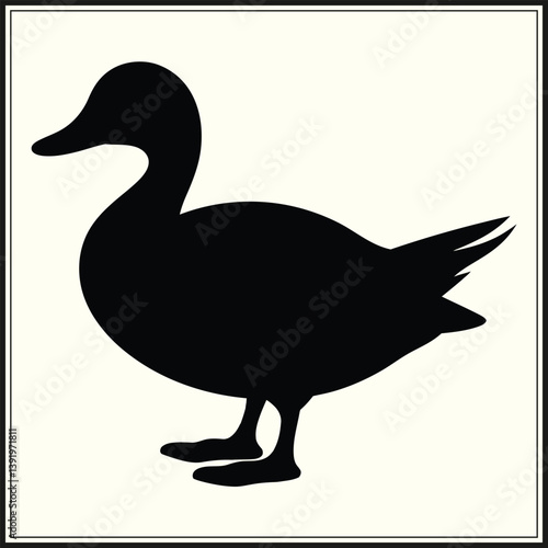 Duck Silhouette, Waterfowl