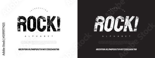 Rock Distressed Grunge Font.Rust Font. Rough Font