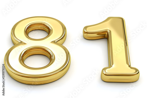 Golden Number 81: Luxury, Wealth, Success