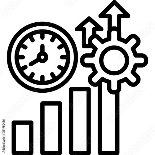 Productivity Icon Vector Element