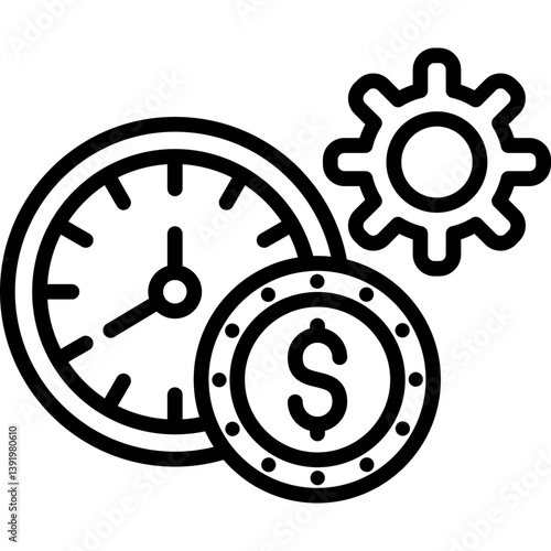 Time Icon Vector Element