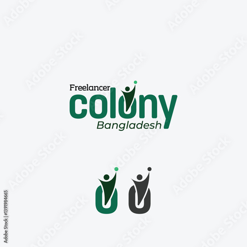 Colony Logo Design – Modern Community or Real Estate Logo for Housing Projects, Eco Colonies, or Future Settlements