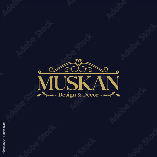 Muskan Logo – Smile-Inspired Logo Design for Wellness, Charity, Personal Brand or Positive Service Identity