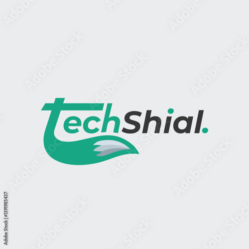 Techshial Logo – Modern Tech-Inspired Logo Design for Innovative Startups, Apps, and Digital Brands