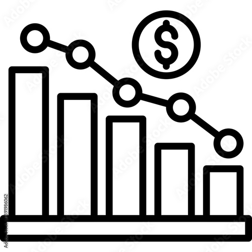 Bankrupt Icon Vector Element