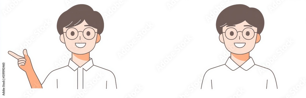 The sleek, modern design of a one-line art piece shows a trendy businessman beside a stop sign The sleek, modern design of a one-line art piece shows a trendy businessman beside a stop sign