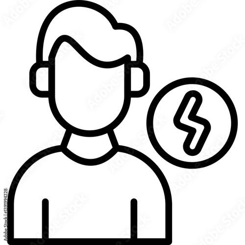 Motivate Icon Vector Element