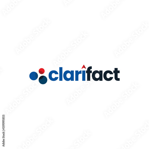 Clarifact Logo Design – Clean Modern Brand Identity for Research, Data, or Knowledge-Based Companies