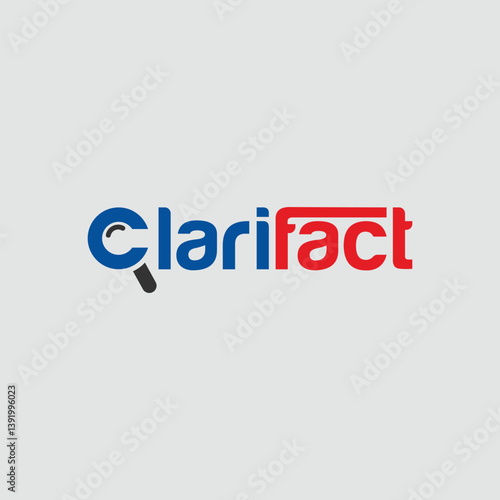 Clarifact Logo Design – Clean & Intelligent Brand Identity for Fact-Checking, Research, and Data Clarity Services