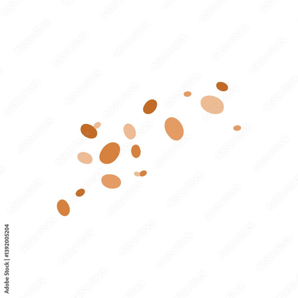 Mushroom spores Illustration Mushroom spores Illustration