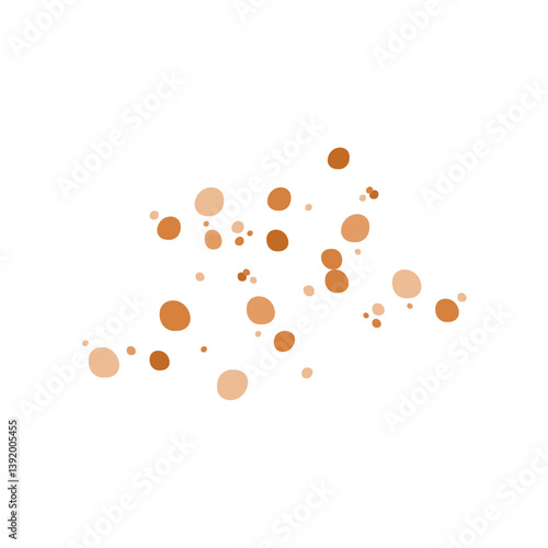 Mushroom spores Illustration