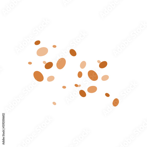Mushroom spores Illustration