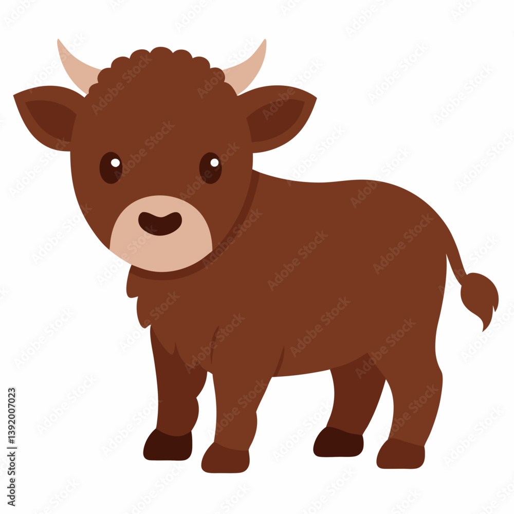 Fototapeta premium baby cow picture 
