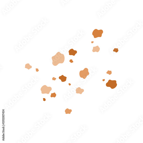 Mushroom spores Illustration