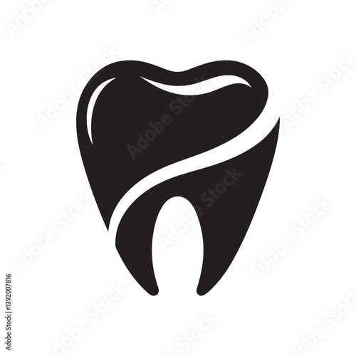 dental care vector silhouette clip art illustration