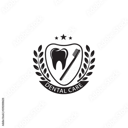 dental care vector silhouette clip art illustration