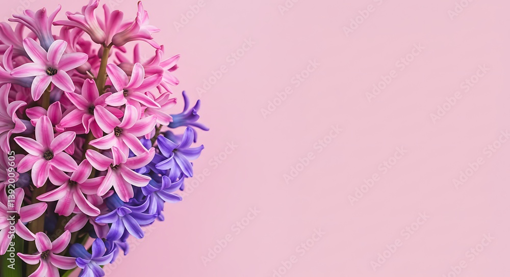 Pastel Hyacinth Bloom: Delicate Spring Hues AI Generated Pastel Hyacinth Bloom: Delicate Spring Hues AI Generated