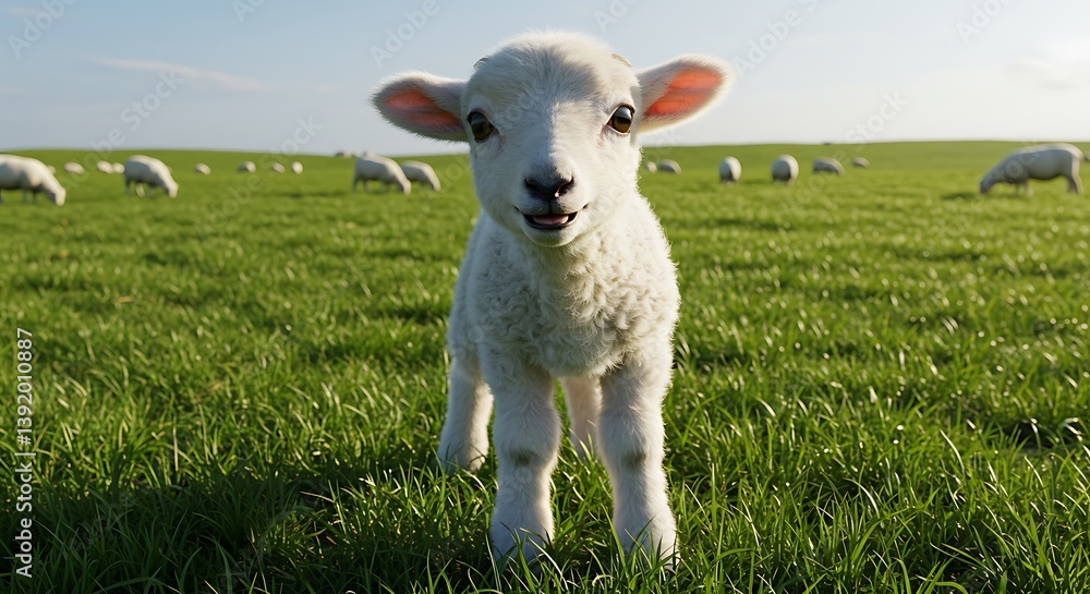 Fototapeta premium Spring's First Smile AI Generated