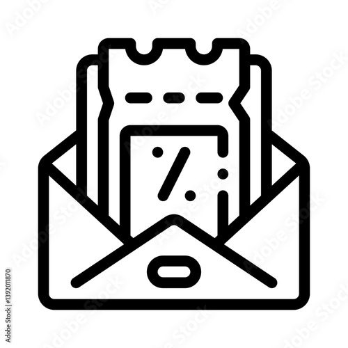 offer letter line icon