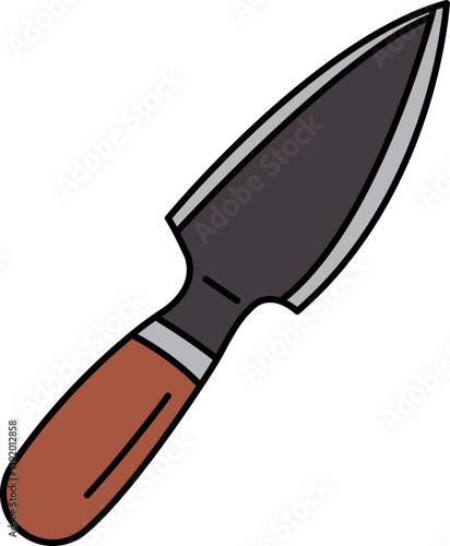 flat icon vector of Trowel