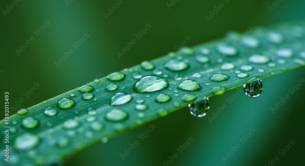 Emerald Dewdrops AI Generated Emerald Dewdrops AI Generated