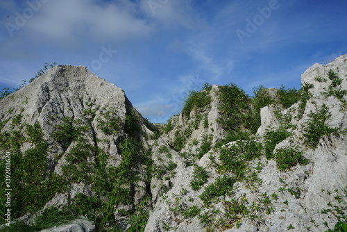 Canvas Print lahar rock formation