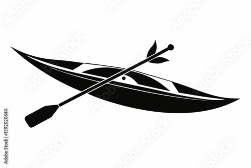  kayak design silhouette vector illustration