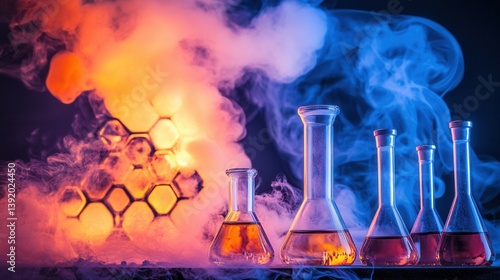 Colorful chemical experiment