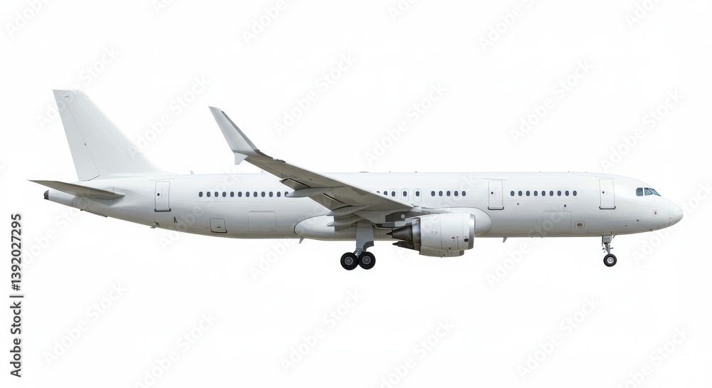 Commercial airliner white aircraft jet Commercial airliner white aircraft jet
