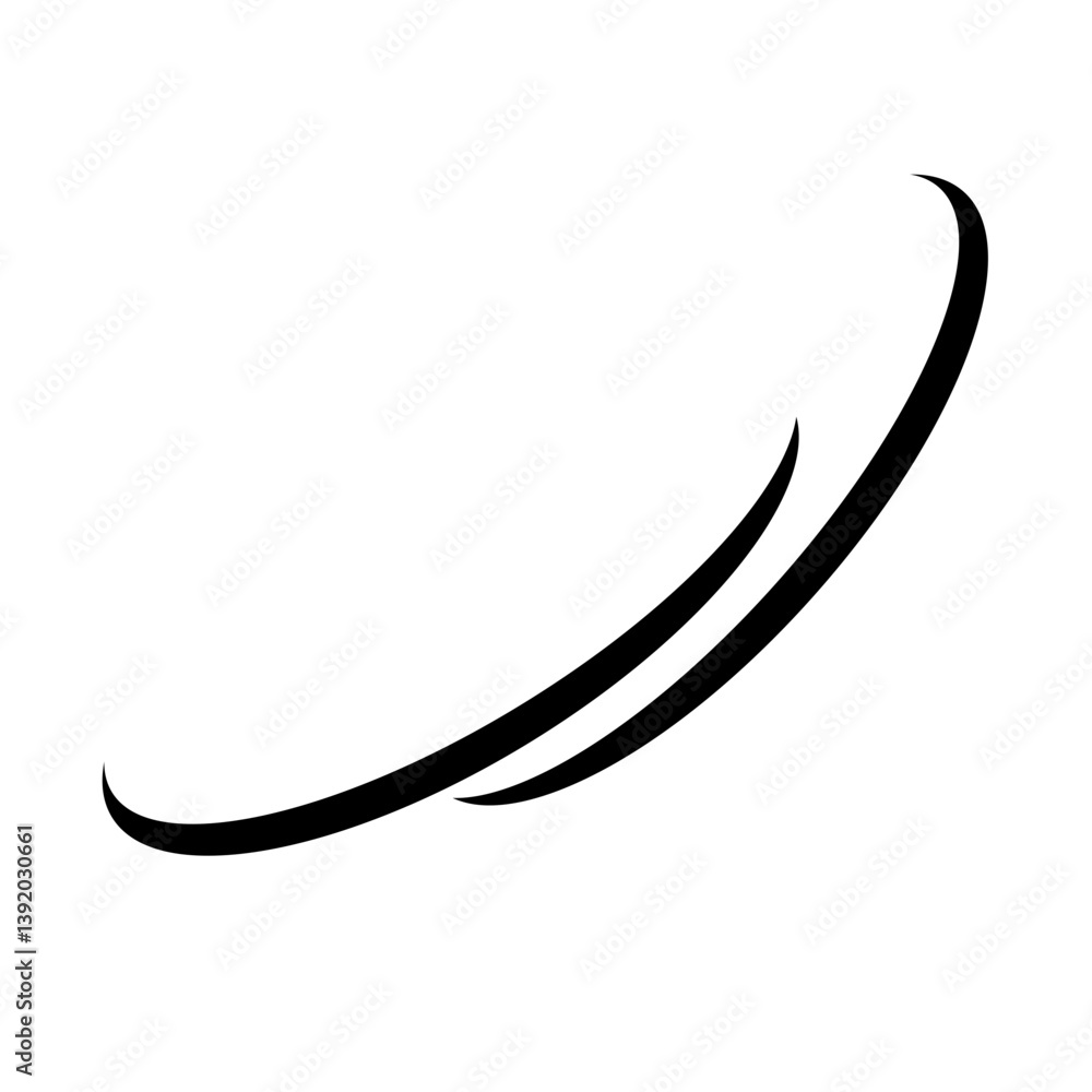 Abstract orbit line. Magic swirl design. The vortex trail effect. Abstract orbit line. Magic swirl design. The vortex trail effect.
