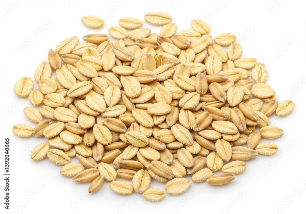 Scattered oats close-up photography white Scattered oats close-up photography white