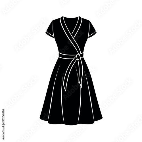 elegant dress on a mannequin