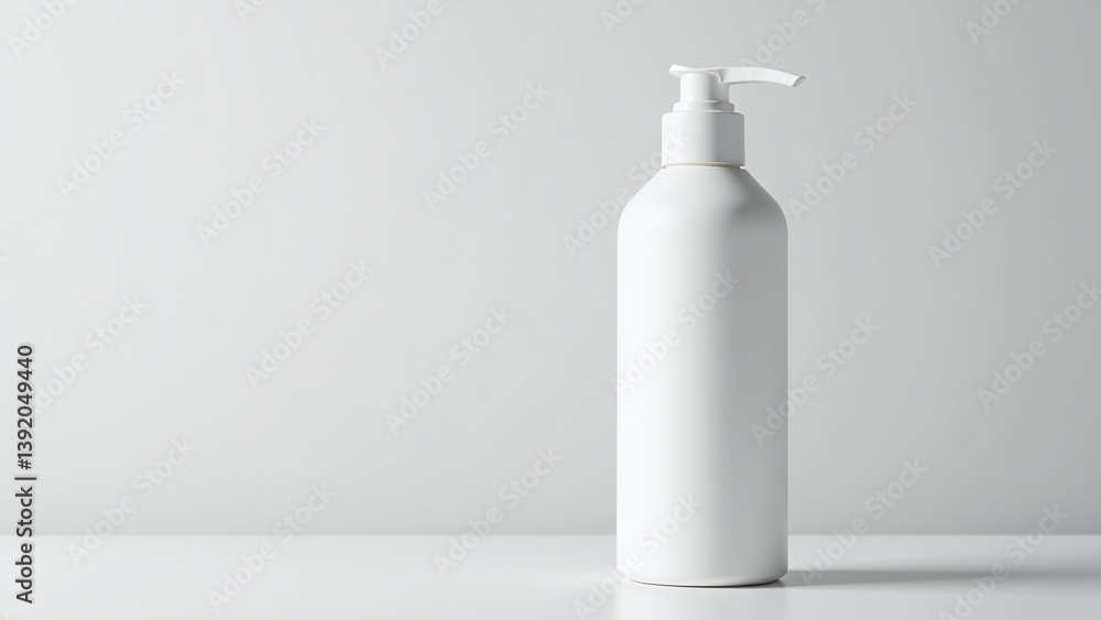 sleek white pump bottle ideal storing dispensing various skincare products clean organized manner sleek white pump bottle ideal storing dispensing various skincare products clean organized manner