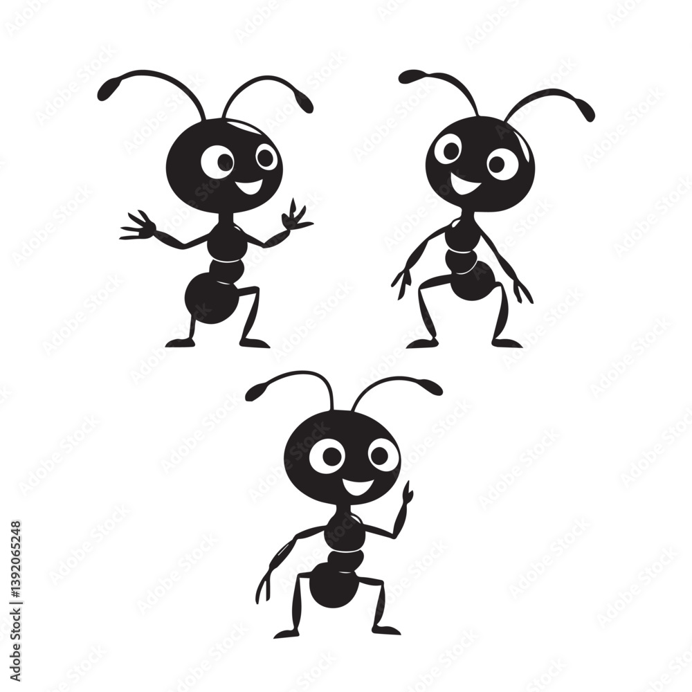 Fototapeta premium ant silhouette