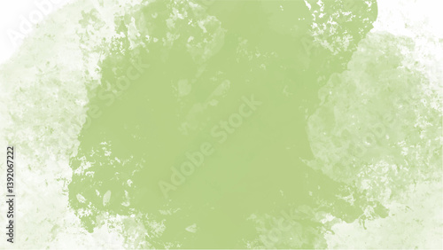 Obraz na płótnie Green watercolor background with copyspace for your design. vector. w salonie
