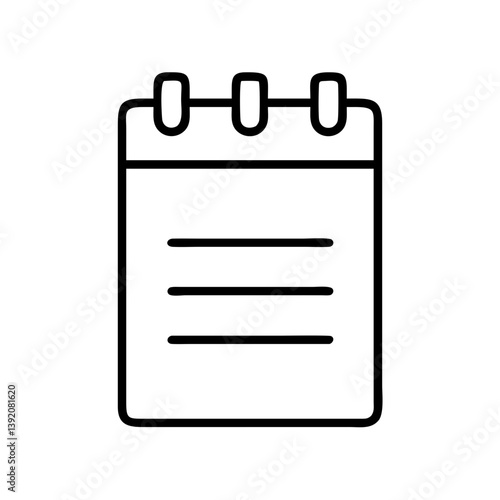 Calendar reminder icon vector illustration of notepad schedule appointment organizer agenda planner  char