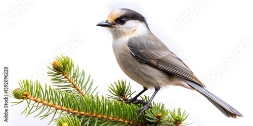 Canada Jay Pine Tree Frisco Colorado Bird Photography Wildlife Nature  High Resolution Image Rule of Thirds