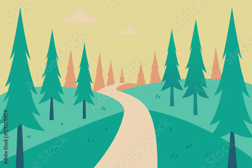 vector illustration of a road