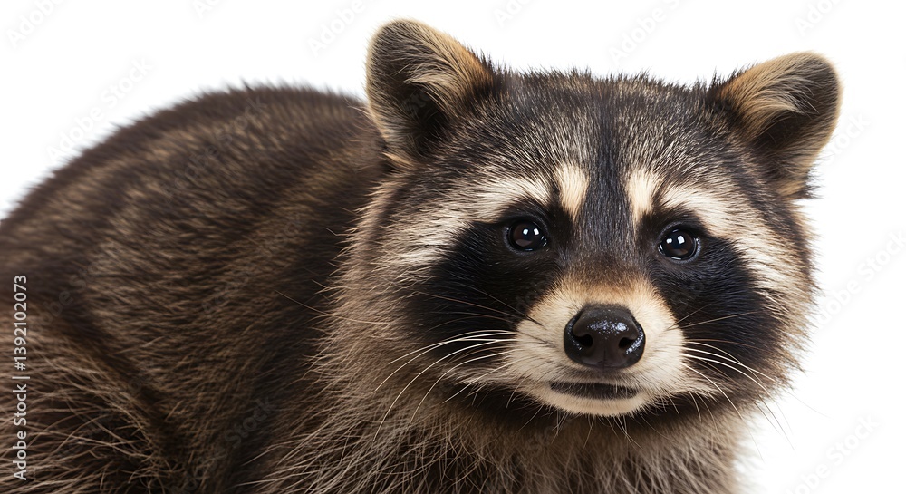 Raccoon Portrait: A Study in Fur and Shadow AI Generated Raccoon Portrait: A Study in Fur and Shadow AI Generated