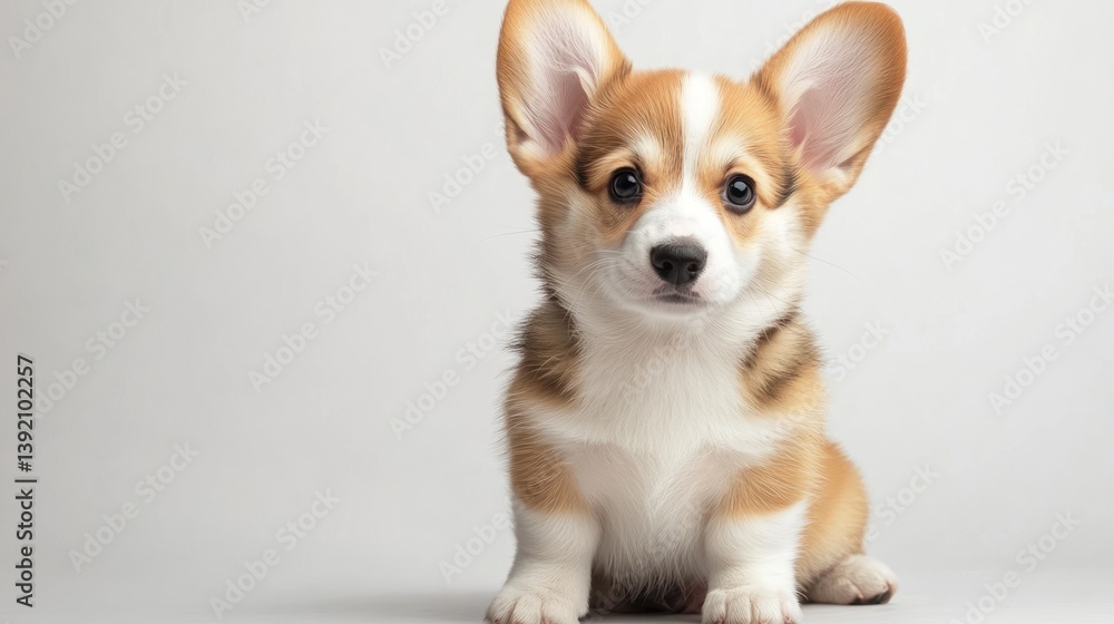 Adorable Corgi Puppy Studio Portrait (1) Adorable Corgi Puppy Studio Portrait (1)