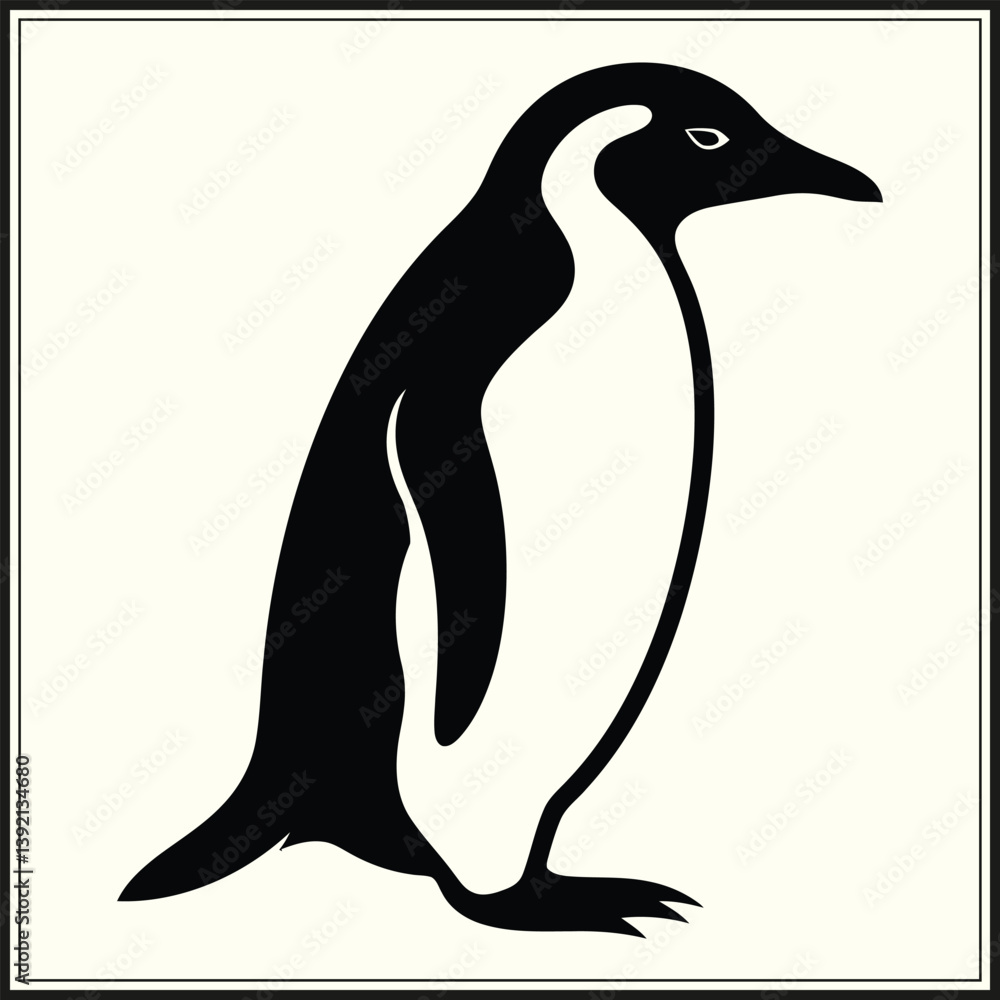 Fototapeta premium penguin vector illustration