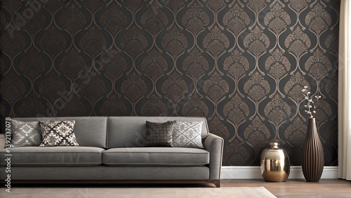 simple wallpaper with one soda and decoration piece