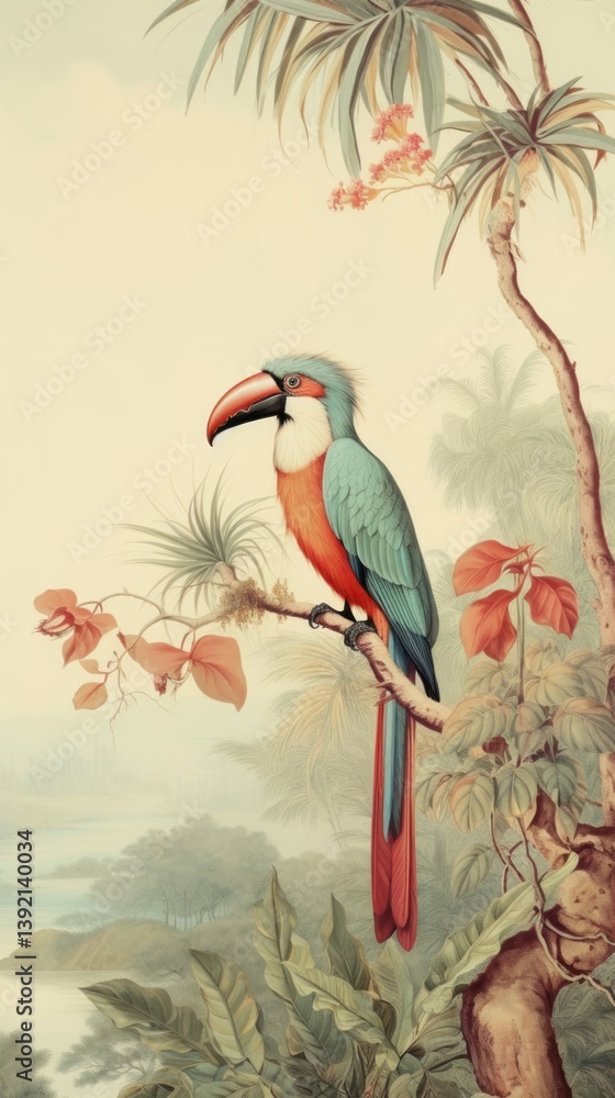 Obraz premium Seagull outdoors painting animal.