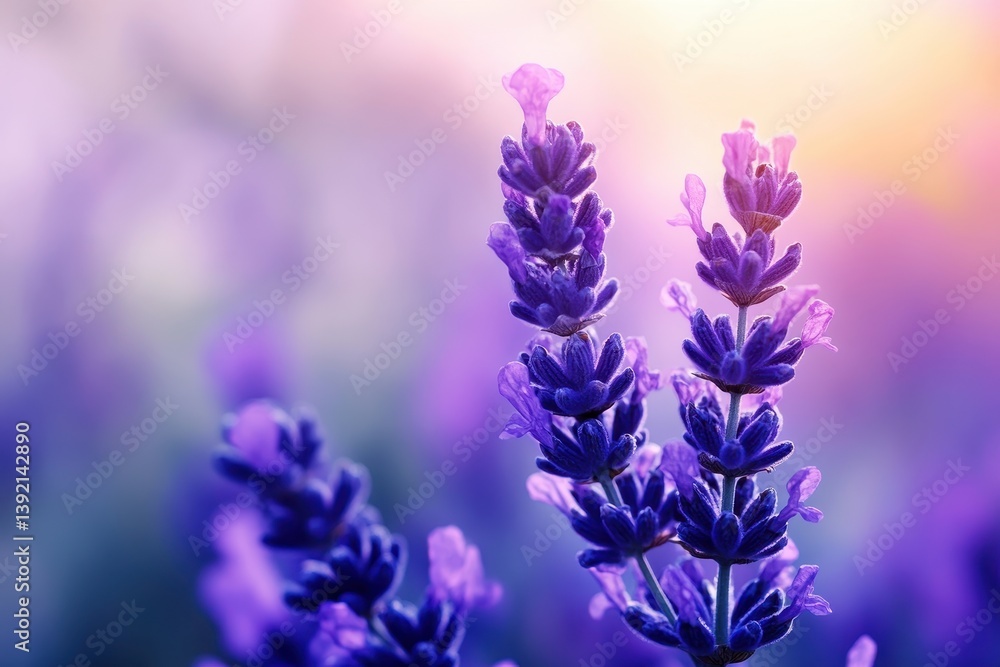 Lavender in soft focus Lavender in soft focus
