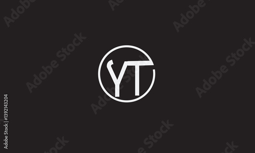 YT, TY, T , Y , Abstract Letters Logo Monogram	