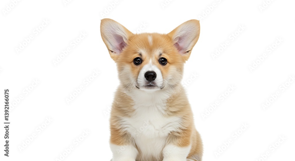 Puppy Portrait: Innocence Captured AI Generated