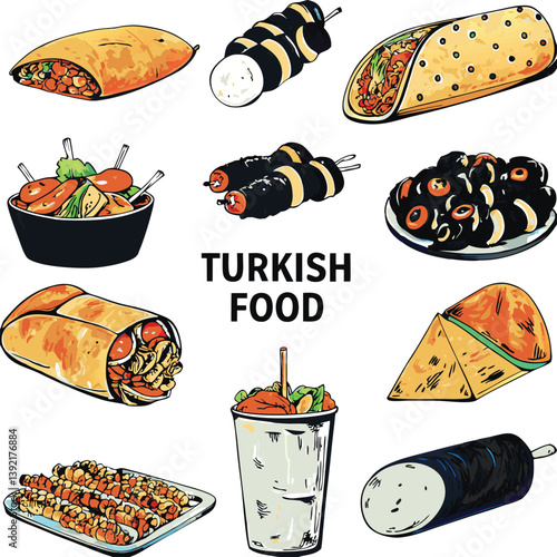 Delicious Turkish Food Kebabs, Wraps, and Street Food Delights