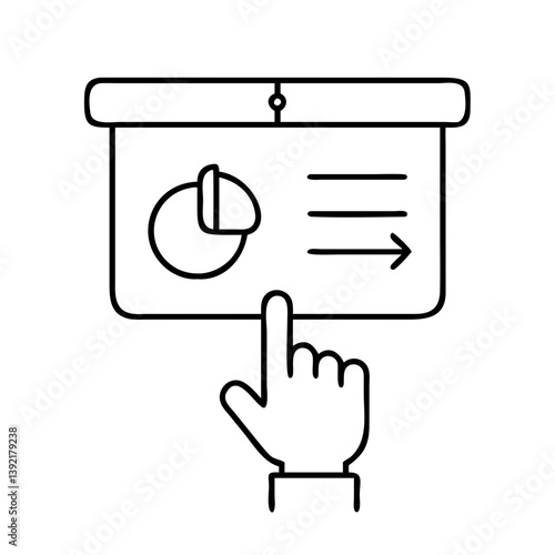 presentation clicker icon, presentation clicker line art - simple line art of presentation clicker, perfect for presentation clicker logos and icons